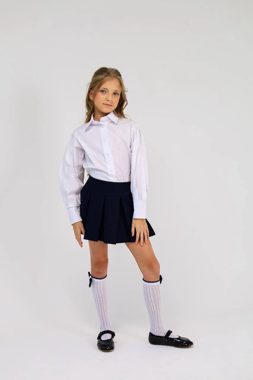 Спідниця шкільна, мод. 2524 · костюмна тканина