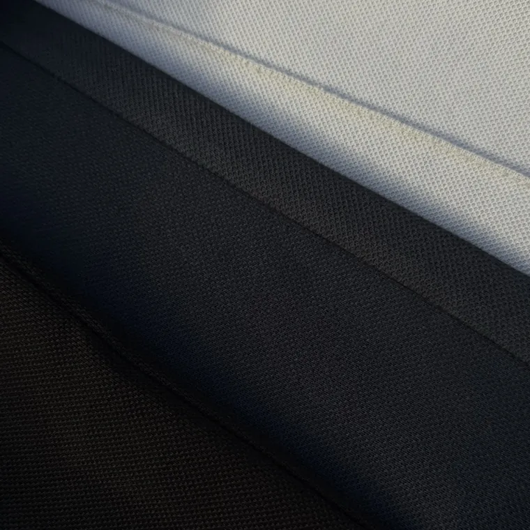 Тканина Lacoste Double Face у трьох кольорах, світло-сірий, темно-синій і чорний